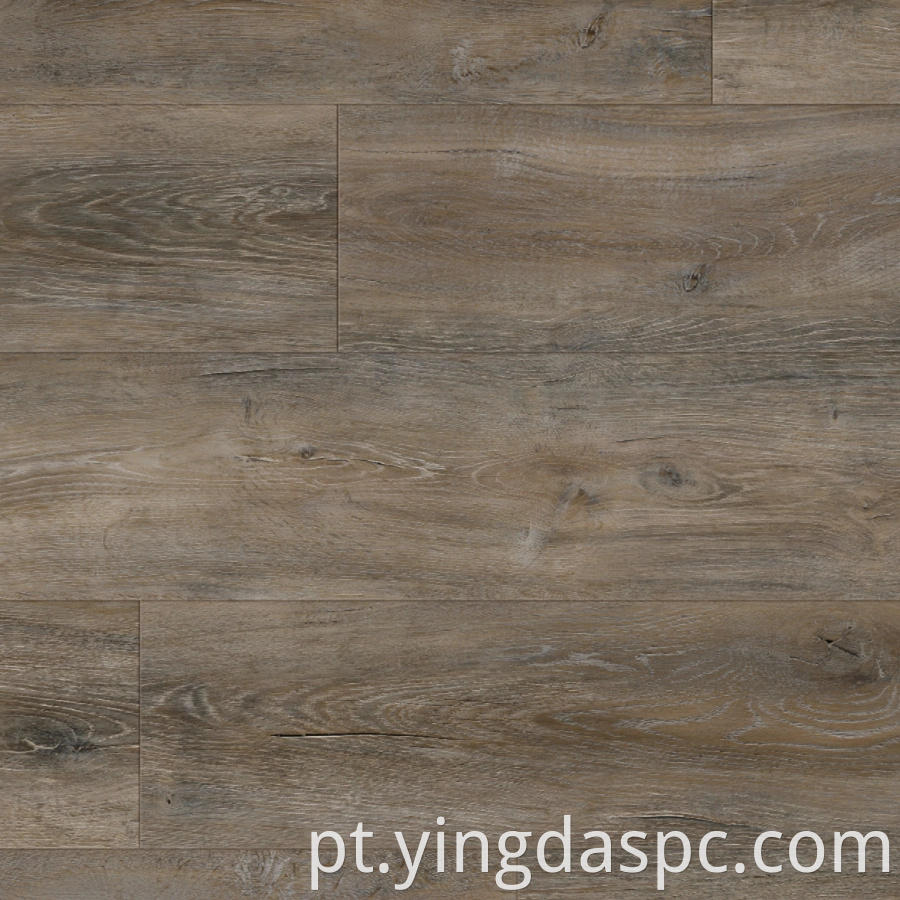 Instale o piso interno Plank Vinil 4mm Clique em Vinil Intertravamento SPC Flooring